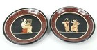 6pc Vintage Roman Greek Mythology Wall Hanging Hand Painted Greece Plates Plaque