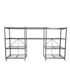 Origami Removable Connecting Rack 2-pack -black