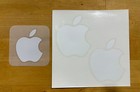 3 Authentic Small Oem Apple White Logo Sticker Decal Iphone Ipod Ipad Imac Mac