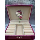 Nintendo Ds Pink Sparkle Jewelry Box Music Box With Mirror And Drawers