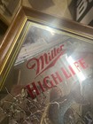 Miller High Life  tip-up  Beer Mirror Fish