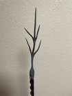 Antique Tree Branch Lightning Rod Weathervane Finial Twisted Rod   Twisted Stand
