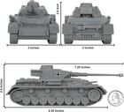 Bmc Cts Ww2 German Panzer Iv Tank - Gray 1 38 Plastic Army Charcoal 