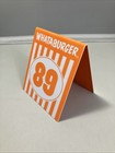 Whataburger Individual Glossy Restaurant Table Tent Number - 89 Single Card Only