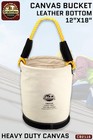 Graintex Cb2116 Utility Canvas Bucket Leather Bottom