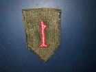 Vietnam War Us Army 1st Infantry Division Flat Edge Patch