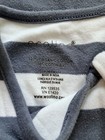 Ecolino Organic Cotton Baby Sleep Sack 18-36 Months By Woolino Blue White Stripe