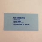 1995 Brickyard 400 Flag Lot Parking Pass  673 Credential Winner Dale Earnhardt