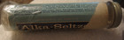 5 5  Ad Alka-seltzer  Tablets Empty Glass Paper Label Jar Tube Metal Lid Vtg