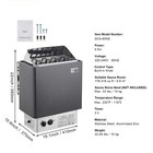 Sauna Heater Stove 6kw Wet   Dry Stailess Steel W  Internal Controller