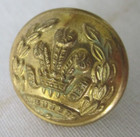 Six British Army Middlesex Regiment Gold Officer Buttons 18mm Firmin London
