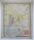 1899 Ravenna  Marionville  Bailey Plat Map  Standard Atlas Muskegon County Mi 