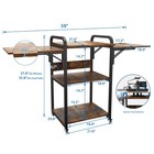 3 Tier Movable Heat Press Table Foldable Heat Transfer Machine Stand Heavy Du   