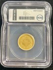 1854 O Gold  3 Indian Princess Head Icg Au 55    Early Type U s  Gold
