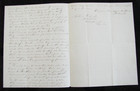 Civil War Allegheny County Pennsylvania Letter Re Grant At Vicksburg 1863