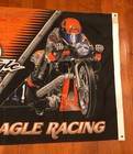 Harley Davidson Screamin    Eagle Racing Wall Hanging Dealer Banner 3   x5    Huge