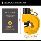 Ch-70 Hydraulic Hole Punching Tool Hole Digger Force Puncher 3 8  1 2  5 8  3 4 
