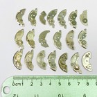 20 Watch Bridge Plates Part Steampunk Repair Altered Art Craft Lot Gear Crescent