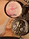 Lot Padre Pio Relics   Cross And Reliquary From The Convent - S g  Rotondo    