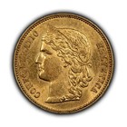 1896-b Switzerland Swiss 20 Francs Gold Helvetia - Au - 0 1867 Agw - Sku-g4642
