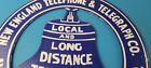 Vintage Public Telephones Sign - Bell System Phone Booth Porcelain Gas Pump Sign