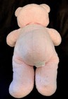 Chosun Pink Teddy Bear 13  Plush Jc Penney Embroidered Blue Eyes Brown Nose