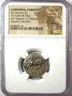 Greek Corinth Ar Stater Athena Pegasus Coin 300 Bc - Certified Ngc Choice Vf
