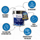 Best Epdm Roof Sealant Coating 1 Gal Black     Waterproof  Uv Resistant Cov-50sq