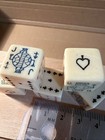 5 Vintage Bakelite Butterscotch Dice   5 8  For Poker