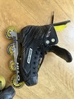 Bauer Rs Inline Hockey Skates Senior Size 10 Hi-lo 8080 7676 Wheel Set-up