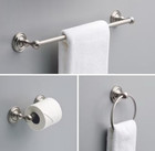 Delta Greenwich 3 Piece Bath Hardware Set Brushed Nickel With Mounting Hardware
