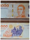 Argentina Unc Banknotes Set 20 50 100 200 500 1000 Pesos Uncirculated