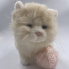 1986 Avanti Baby Animals Applause 1082 White Persian Kitten Vintage Stuffed Cat
