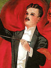 1930s    blackstone The Magician    Vintage Style Early Magic Poster - 18x24