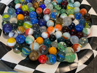 Antique Glass Marble Estate Lot Of 100  - Marbles Group G