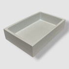 Kassatex Fine Linens White Cabana Bathroom Soap Dish   Toothbrush Holder Set