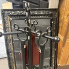 Disney Mickey Mouse Fireplace Wrought Iron Implements Tools Accessories Set 