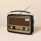 Vintage Style Am fm Bluetooth Radio Black - Hearth   Hand With Magnolia 