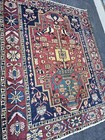 5 3 X 6 5 Antique Kazak Vintage Heriz Rug Caucasian Serapi Oushak Kazak Shirvan 