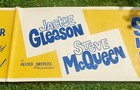1964  soldier In The Rain  Steve Mcqueen   Gleason 7 Foot Movie Theater Banner 
