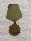 Soviet Wwii Medal  for The Defense Of Leningrad      Original Ussr Campaign Medal