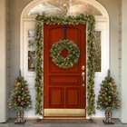 Wreath Hanger christmas Decorations Adjustable Wreath Hanger For Front Door