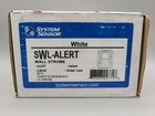 New System Sensor Swl-alert Fire Signal Wall Strobe White Amber Lens