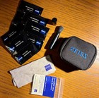 Zeiss Lens Care Kit Cleaning Brush Lens Wipes Travel Bag