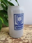 Vintage German Beer Stein Mug Spatenbrau Munchen Stoneware 1 Liter