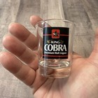 Vintage King Cobra Premium Malt Liquor Shot Glass 2 25  Tall Rare