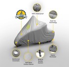 Seal Skin Waterproof Motorcycle Cover Outdoor Uv Windproof With Reflective Strip