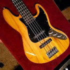     free Shipping     5 String J Style Electric Bass Guitar  case bag  Strap  Cable 