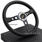 Momo Prototipo P5 Black Edition 350mm 14  Genuine Leather Sport Steering Wheel