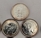 Lot Of 13 Vintage Venezuelan 25 Centimos Coins Bolivar 1987 1938 Republica De Ve
